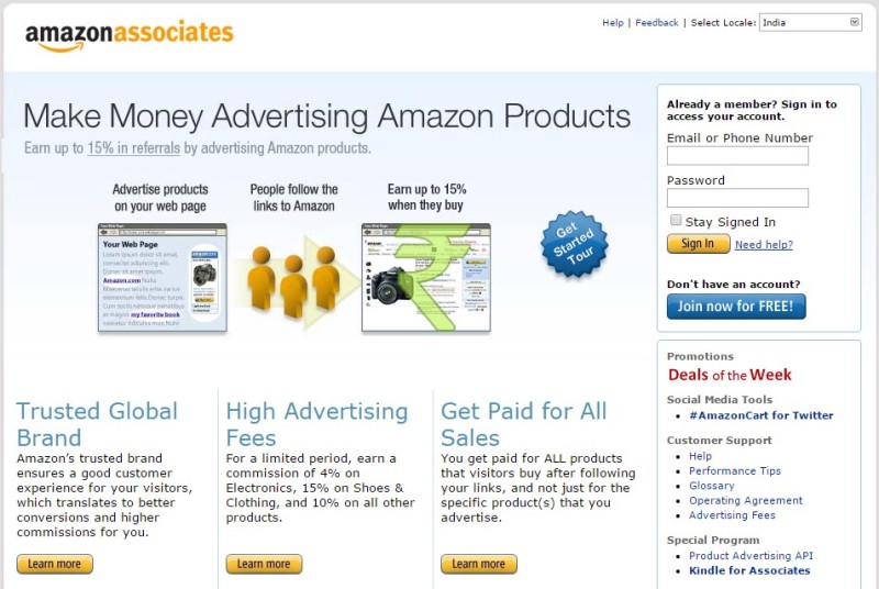 amazon affiliates