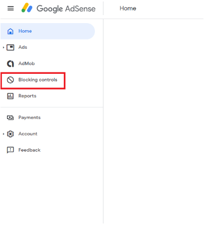 Blocking Controls in AdSense