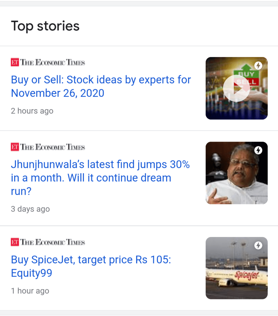 AMP - Top stories carousel